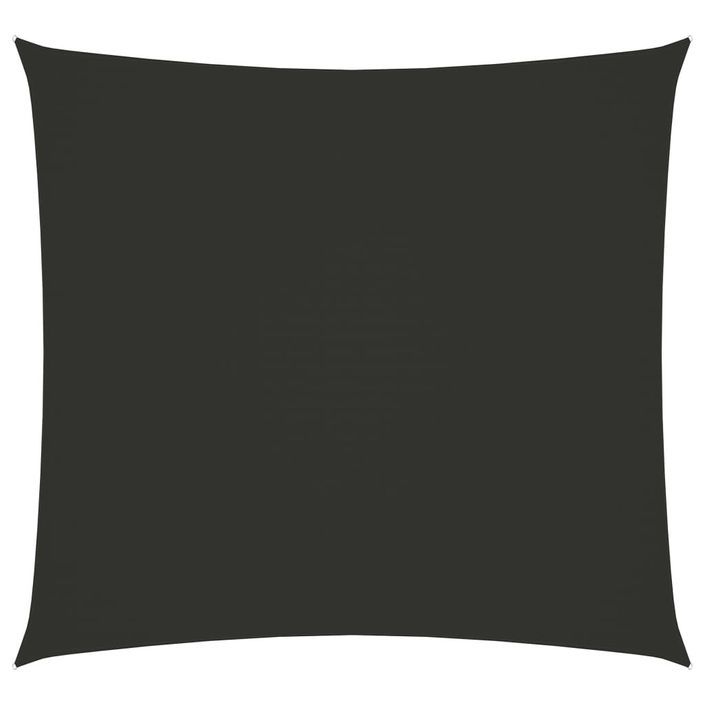 Voile de parasol Tissu Oxford rectangulaire 2,5x3 m Anthracite - Photo n°1