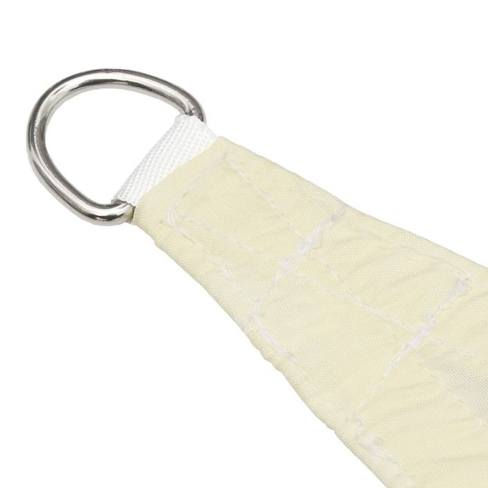 Voile de parasol Tissu Oxford rectangulaire 2,5x3 m Crème - Photo n°4