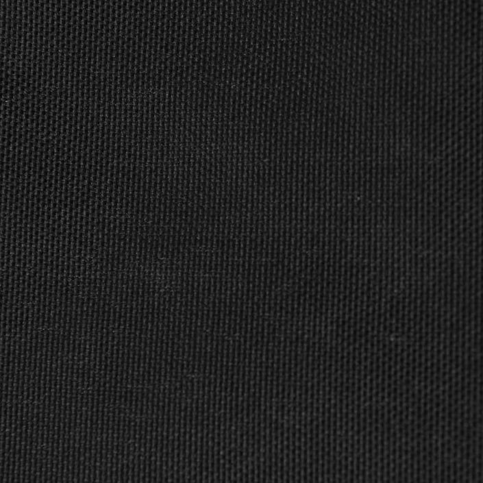 Voile de parasol Tissu Oxford rectangulaire 2,5x4,5 m Noir - Photo n°2