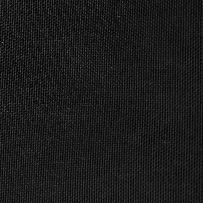 Voile de parasol Tissu Oxford triangulaire 3x4x4 m Noir - Photo n°2