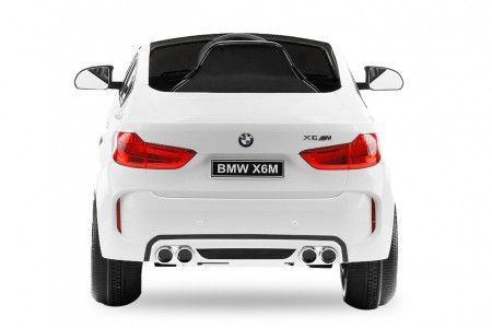 Voiture électrique enfant BMW X6M luxe blanc - Photo n°2