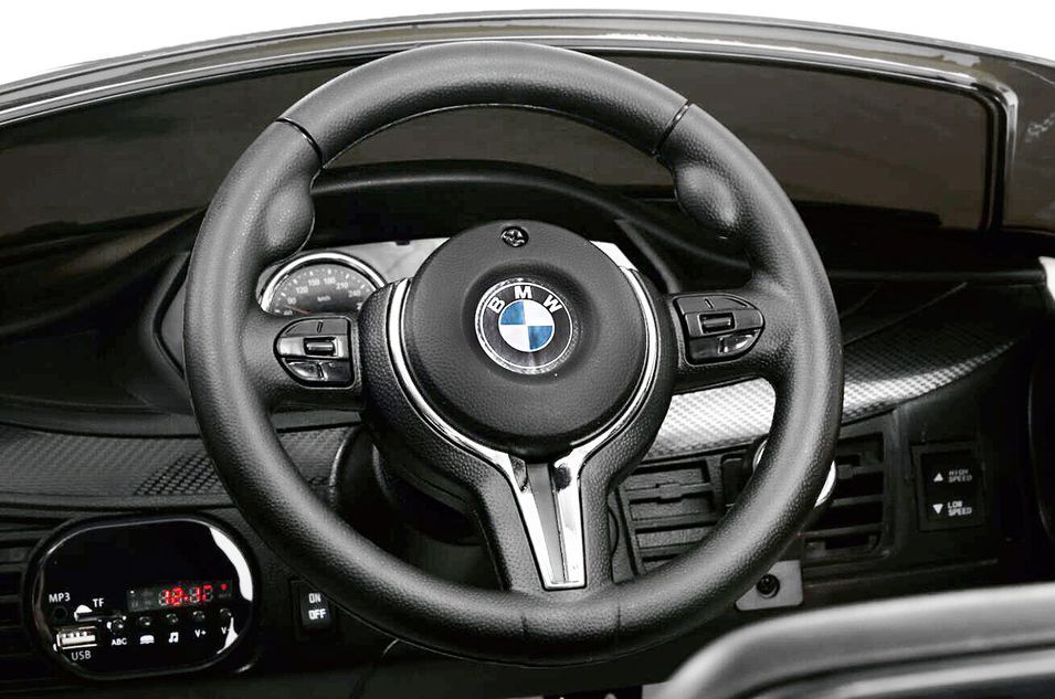 Voiture électrique enfant BMW X6M luxe blanc - Photo n°5