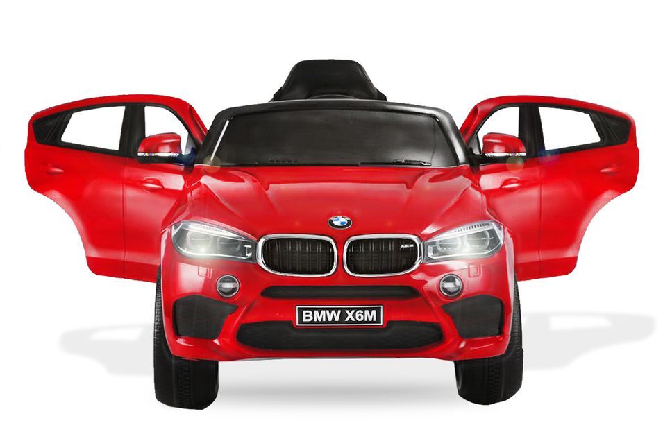 Voiture électrique enfant BMW X6M luxe rouge - Photo n°3
