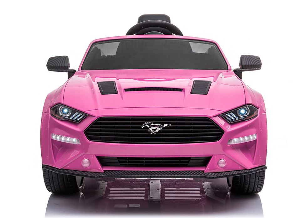 Voiture électrique enfant Ford Mustang rose - Photo n°1