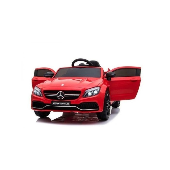 Voiture électrique enfant Mercedes C63 Luxe rouge - Photo n°2
