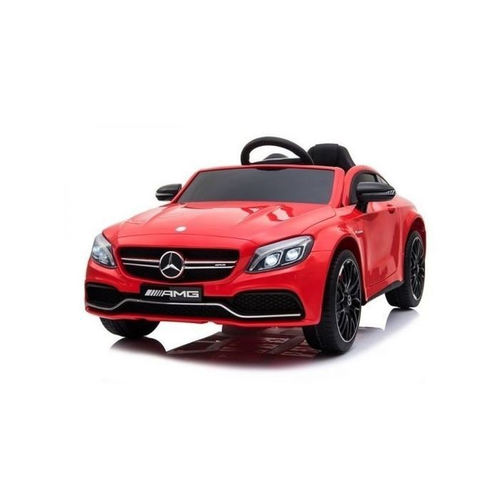 Voiture électrique enfant Mercedes C63 Luxe rouge - Photo n°4