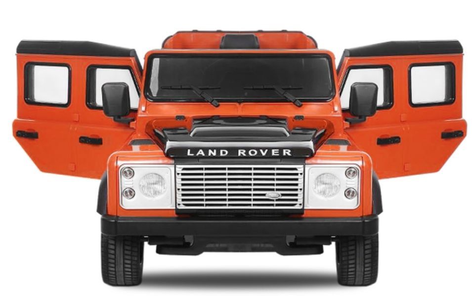Voiture électrique Jeep defender Land Rover Orange - Photo n°2