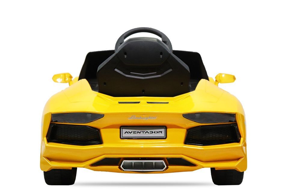 Voiture électrique Lamborghini aventador jaune - Photo n°3