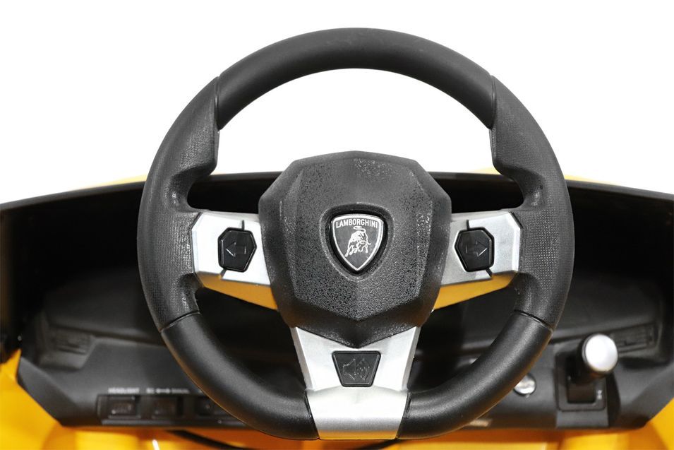 Voiture électrique Lamborghini aventador jaune - Photo n°7