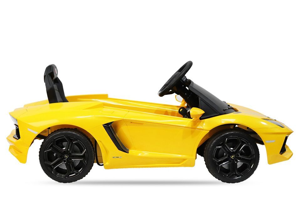 Voiture électrique Lamborghini aventador jaune - Photo n°8