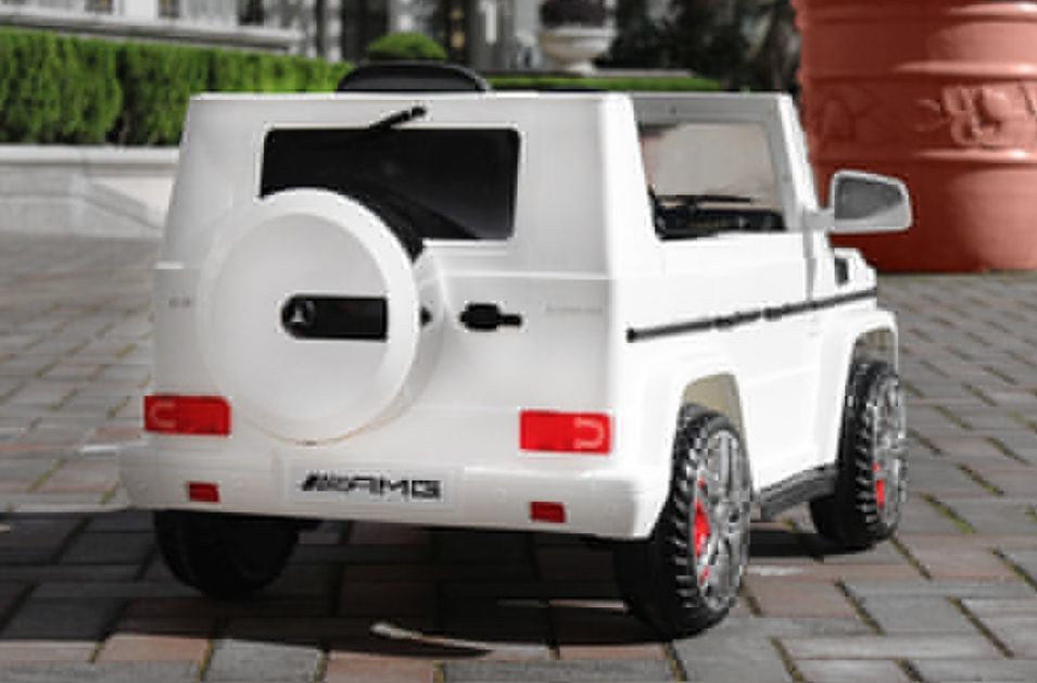 Voiture électrique Mercedes G65 blanche - Photo n°5