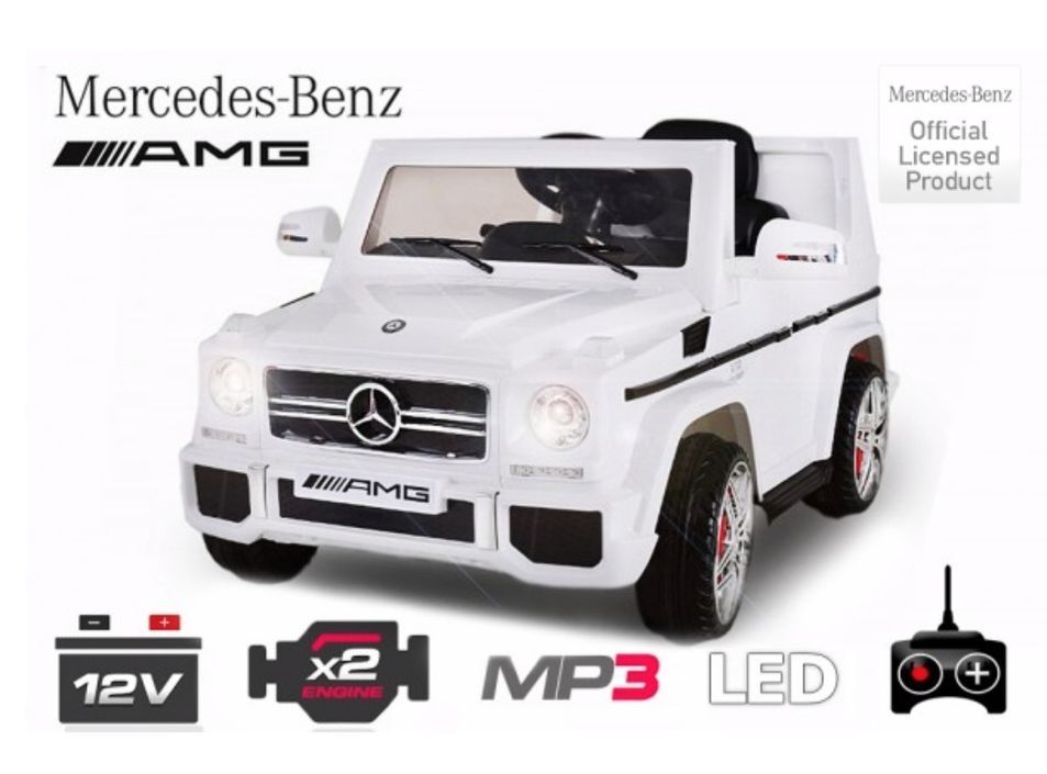 Voiture électrique Mercedes G65 blanche - Photo n°6