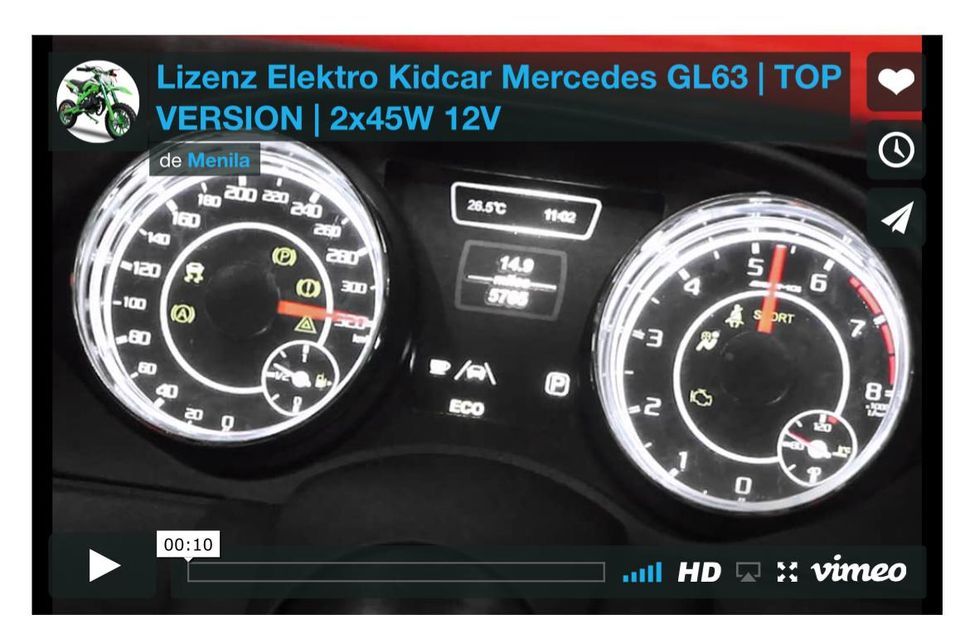 Voiture électrique Mercedes GL63 Top Version blanche - Photo n°3