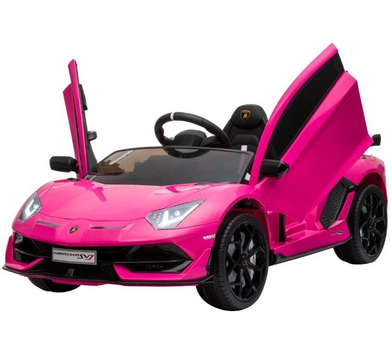 Voiture enfant électrique Lamborghini SVJ rose - Photo n°1