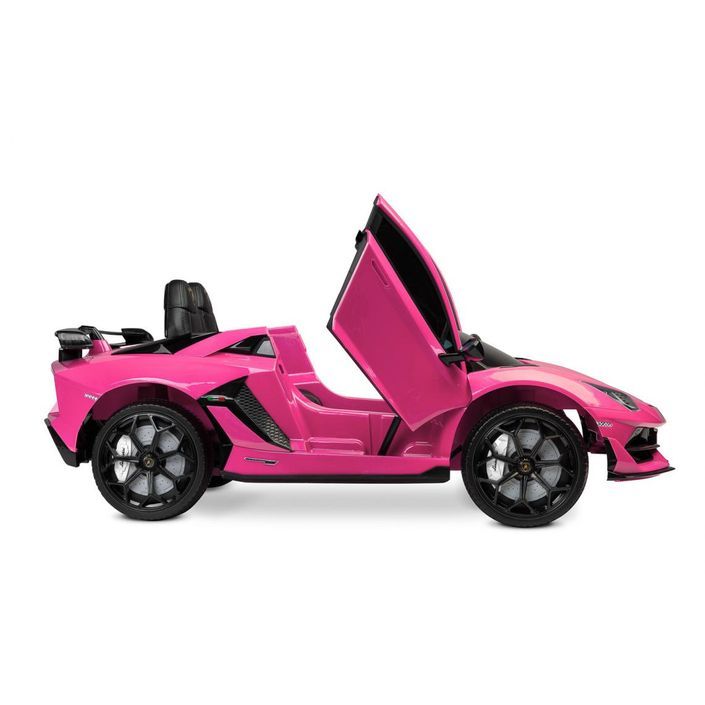 Voiture enfant électrique Lamborghini SVJ rose - Photo n°5