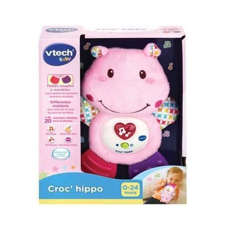 VTECH BABY - Croc'hippo rose - Hochet Musical Bébé - Photo n°5