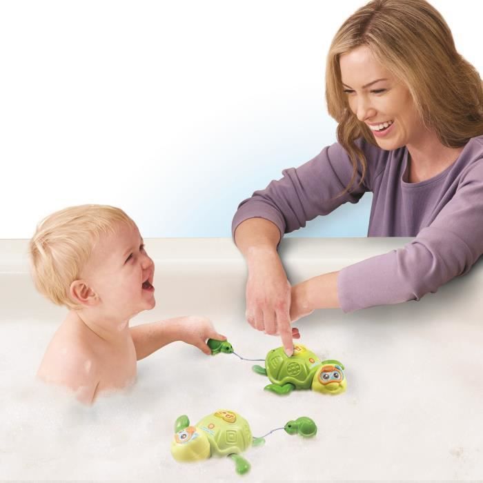 VTECH BABY - Jouet de Bain - Maman Tortue et son Bébé Nageur - Photo n°4