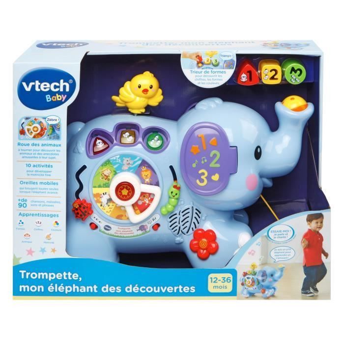 VTech Baby - Trompette, mon Eléphant des découvertes - Photo n°3
