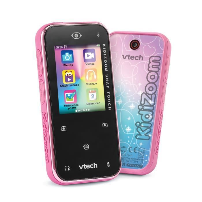 VTECH - Kidizoom Snap Touch Rose - Appareil Photo Enfant - Photo n°1