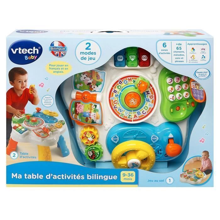 VTECH Ma Table D'Activités Bilingue (Multicolore) - Photo n°4