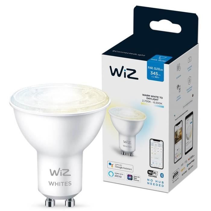 WiZ Ampoule connectée Blanc variable GU10 50W - Photo n°1