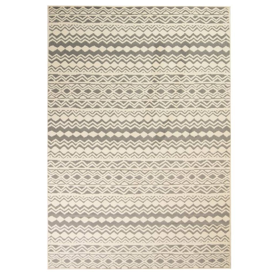 5 pcs Tapis modernes Design traditionnel 140x200 cm Beige/Gris - Photo n°1