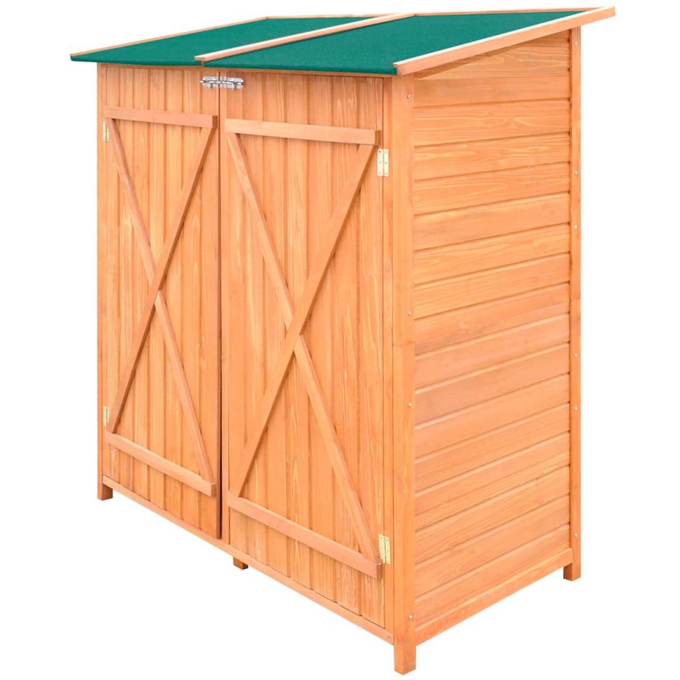 Abri de jardin de stockage d'outils de jardin Bois Grand - Photo n°1