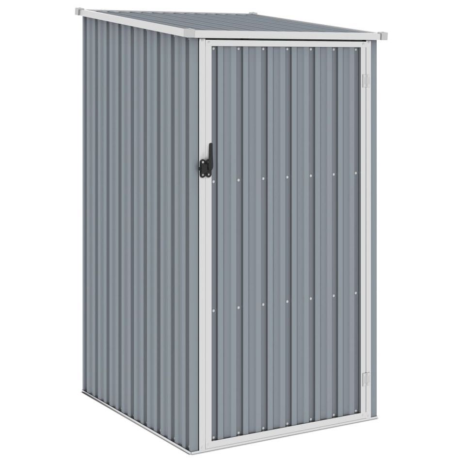Abri de jardin Gris 87x98x159 cm Acier galvanisé - Photo n°1