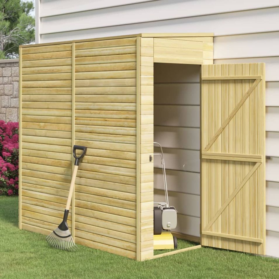 Abri de stockage de jardin 100x210x218 cm Bois de pin imprégné - Photo n°1