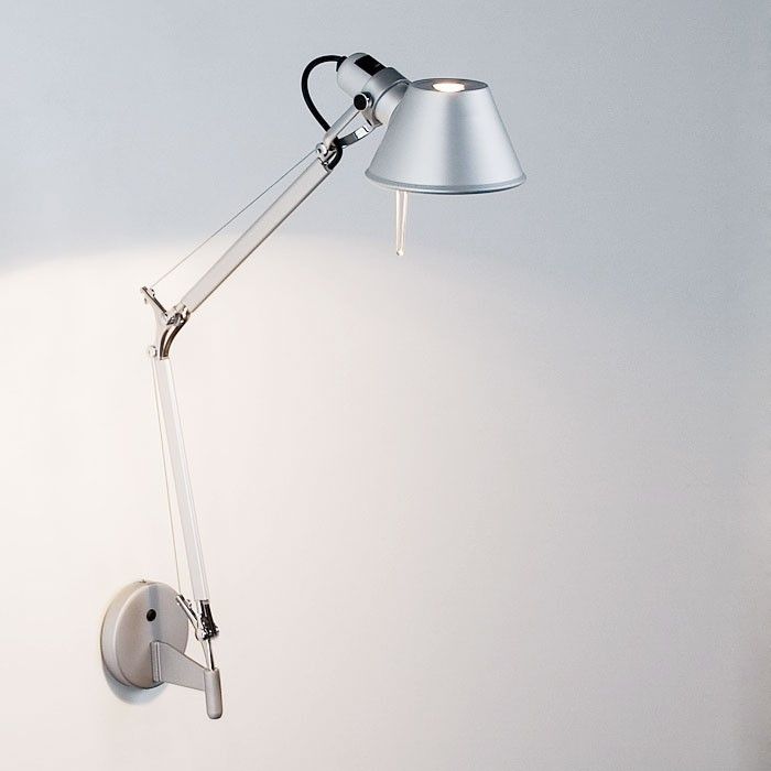 Applique murale industrielle métal chromé Aviar H 80 cm - Photo n°1