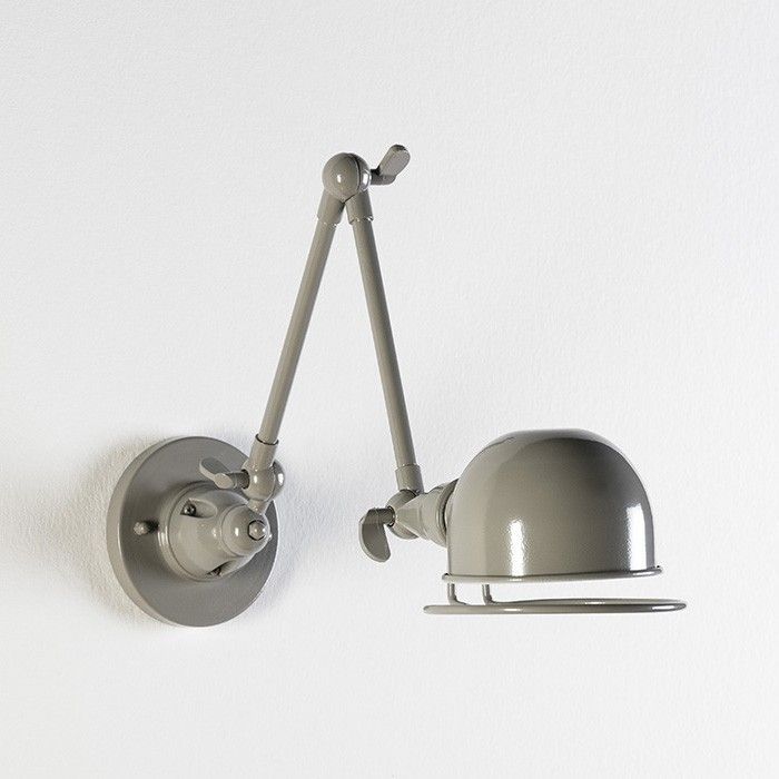 Applique murale métal gris Sarita H 14 cm - Photo n°1