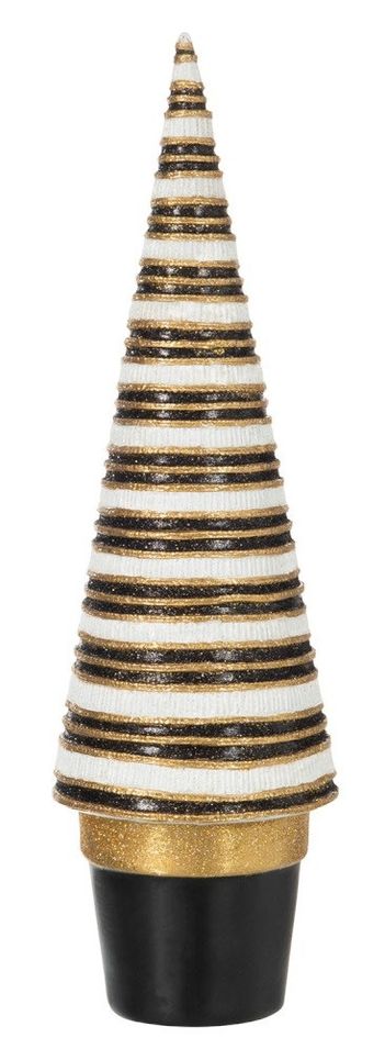 Arbre moderne résine noire et dorée Ysarg 2 - Photo n°1