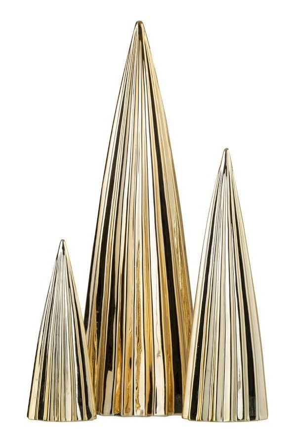 Arbres porcelaine dorée Ysarg - Lot de 3 - Photo n°1