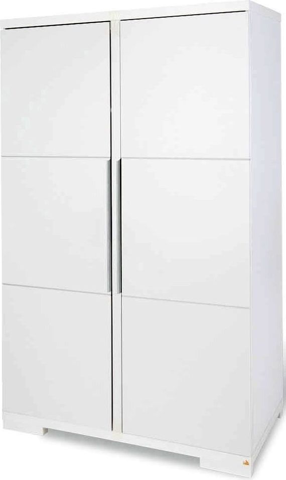 Armoire 2 portes blanc Polar - Photo n°1