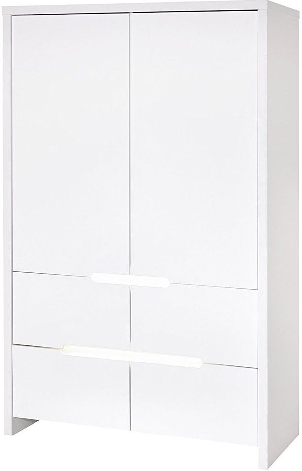 Armoire 2 portes blanc Poppy White - Photo n°1