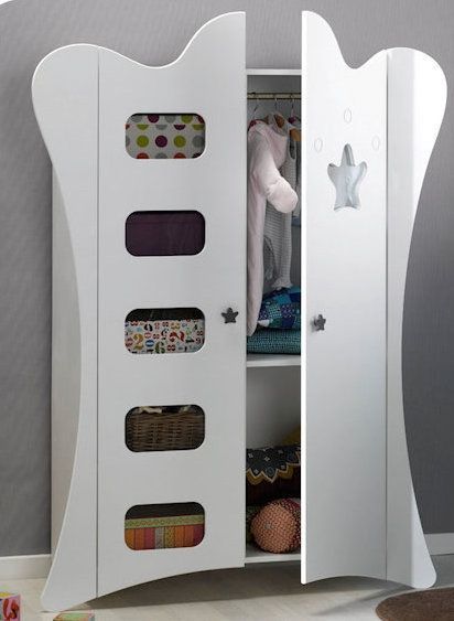 Armoire 2 Portes King Blanc - Photo n°1