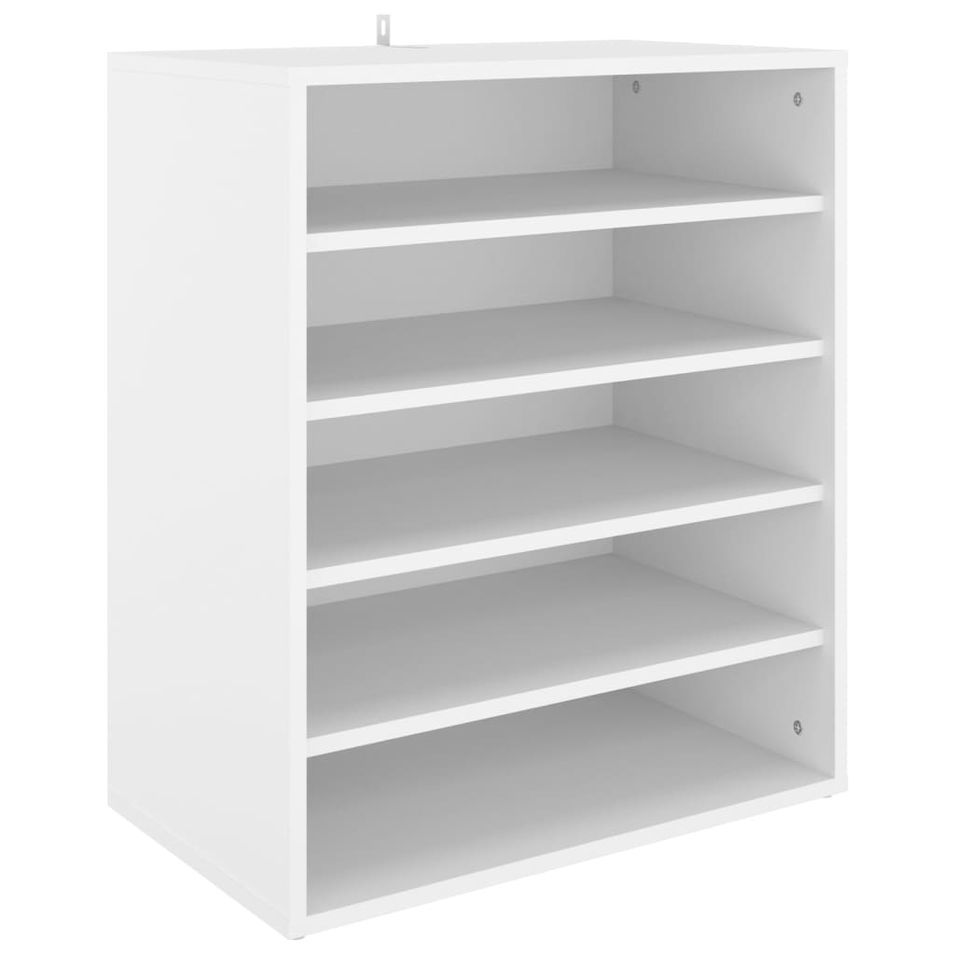 Armoire à chaussures Blanc 60x35x70 cm - Photo n°1