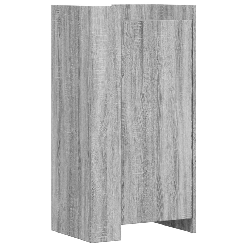 Armoire à chaussures en bois Lika L 52 x P 37.5 x H 100 cm - Compacte et moderne - Photo n°1