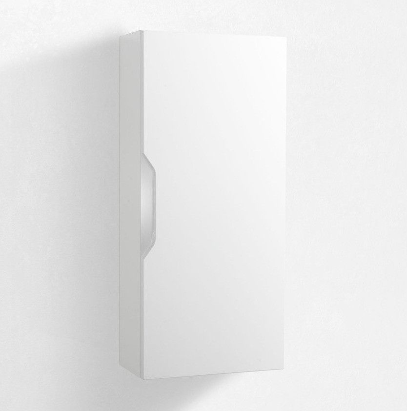 Armoire à pharmacie bois laqué blanc mat Selb L 35 cm - Photo n°1