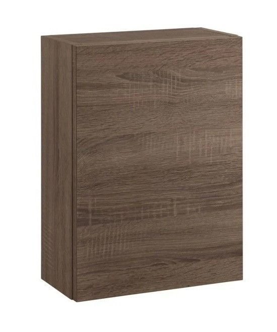 Armoire à pharmacie mélaminé bois foncé Teph H 47 cm - Photo n°1