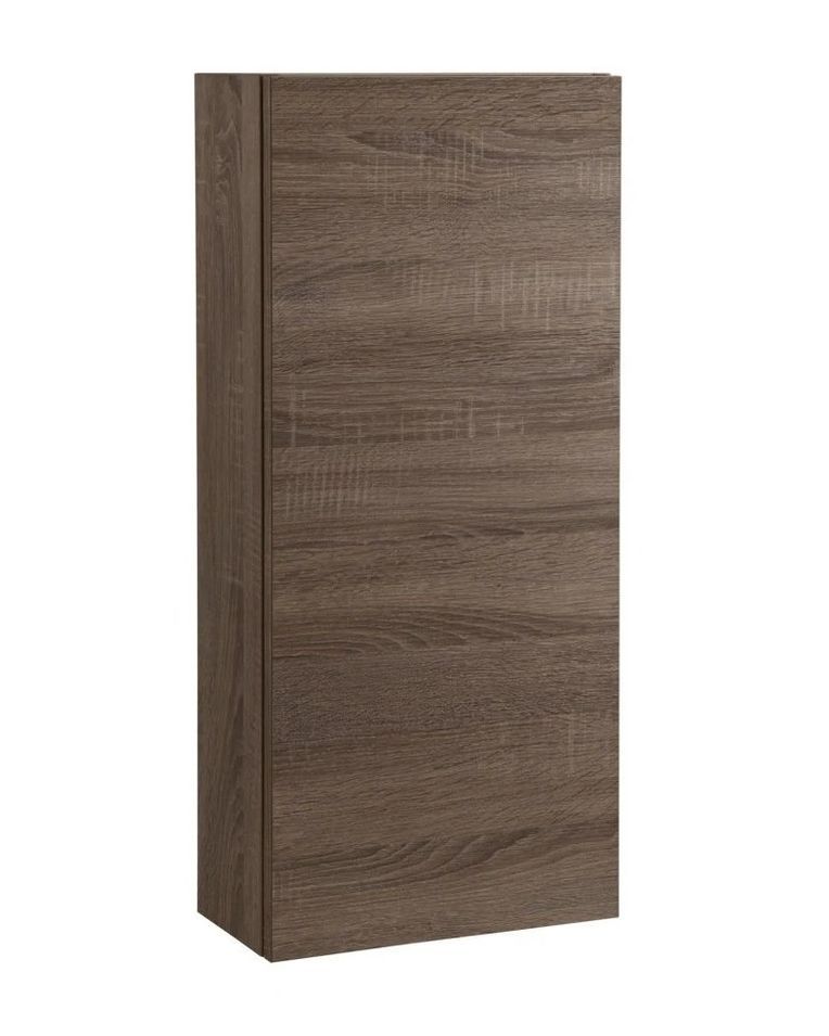 Armoire à pharmacie mélaminé bois foncé Teph L 35 cm - Photo n°1