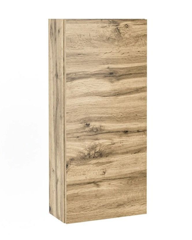 Armoire à pharmacie mélaminé chêne clair Teph L 35 cm - Photo n°1