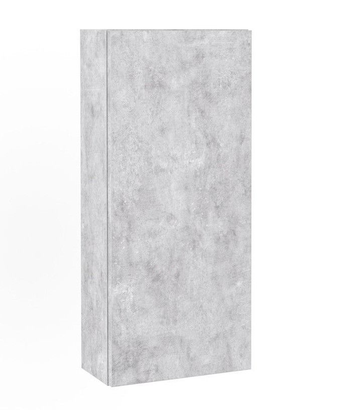 Armoire à pharmacie mélaminé effet béton Teph L 35 cm - Photo n°1