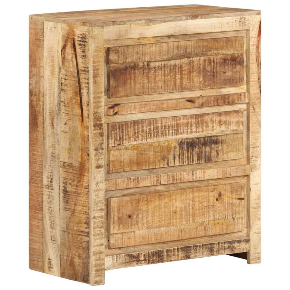 Armoire à tiroirs 60x33x75 cm Bois massif de manguier - Photo n°1