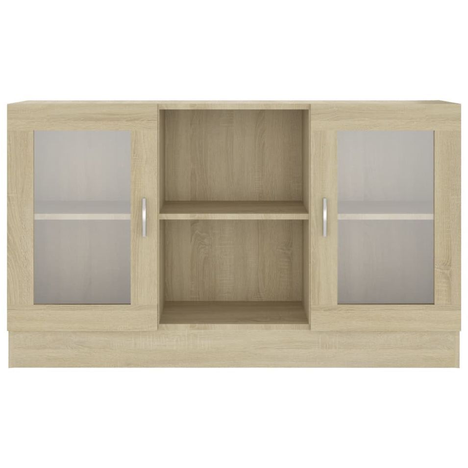 Armoire à vitrine Chêne sonoma 120x30,5x70 cm - Photo n°1