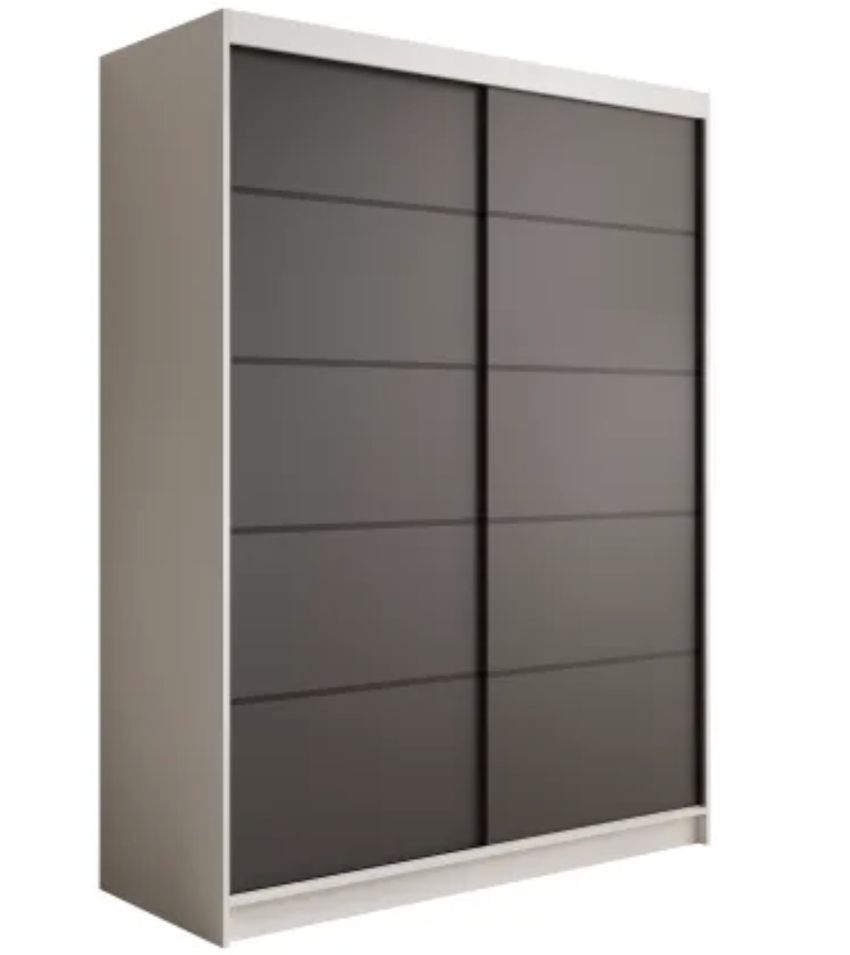 Armoire coulissante 2 portes ANLY 150 cm - Photo n°1