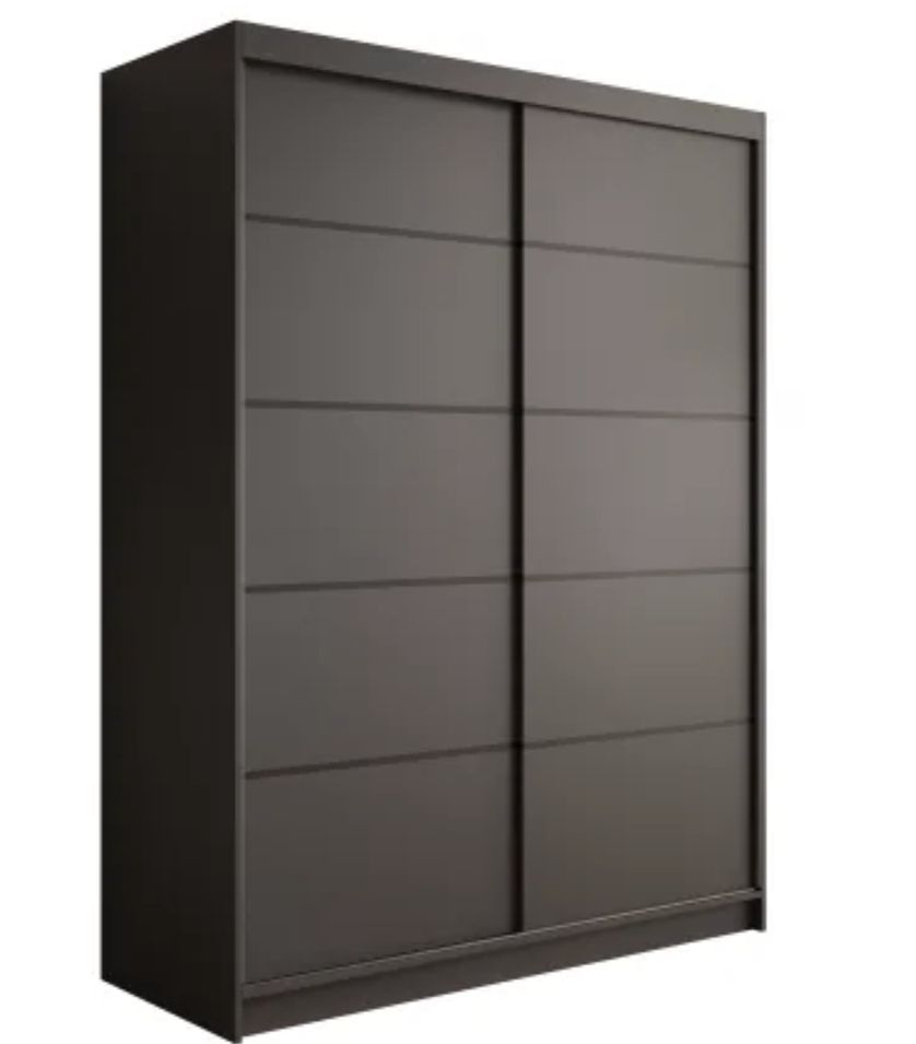 Armoire coulissante 2 portes ANLY 150 cm - Photo n°1