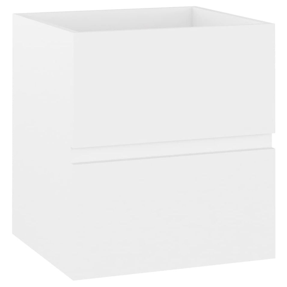 Armoire d'évier Blanc 41x38,5x45 cm - Photo n°1