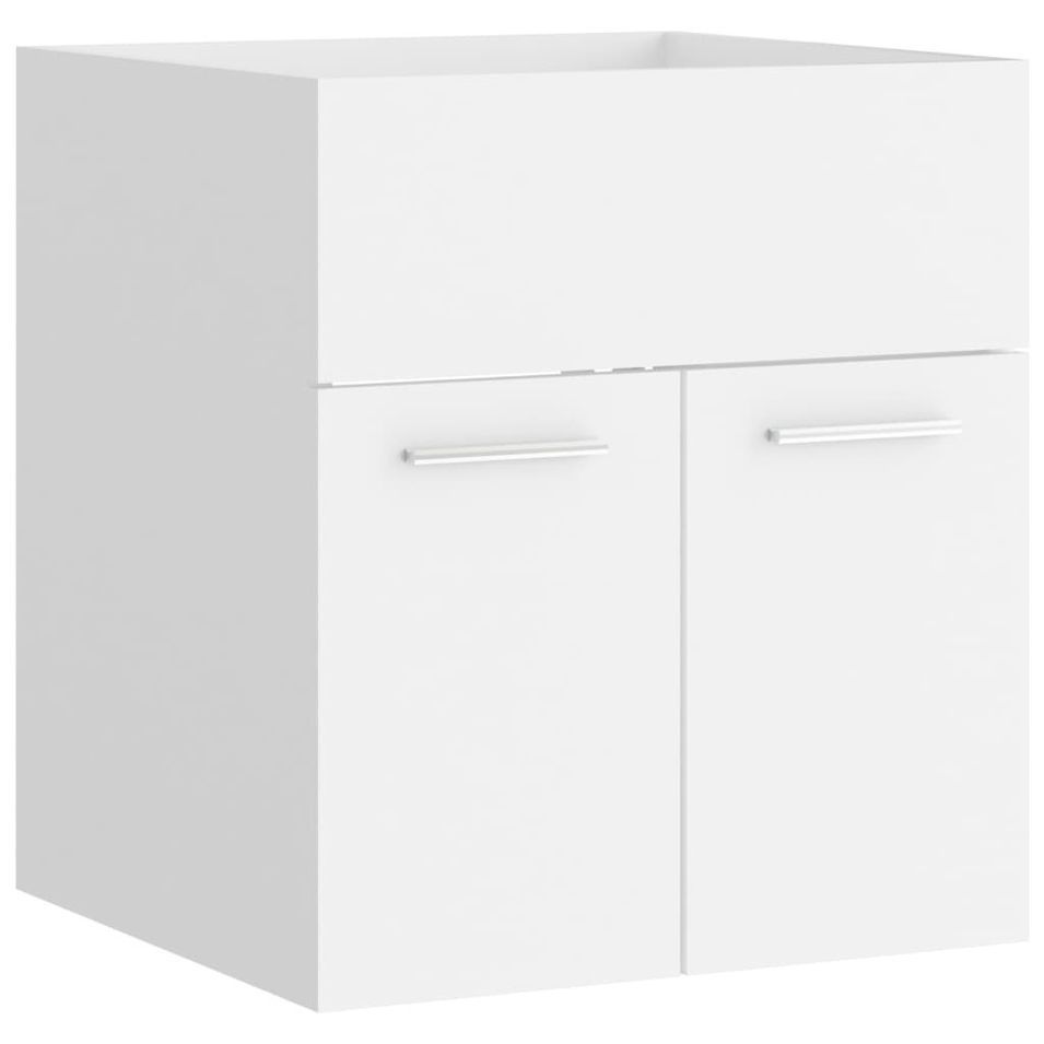 Armoire d'évier Blanc 41x38,5x46 cm - Photo n°2