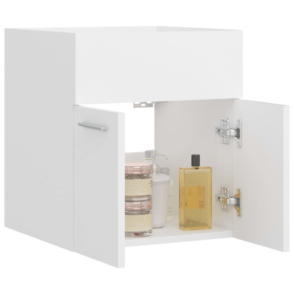 Armoire d'évier Blanc 41x38,5x46 cm - Photo n°3